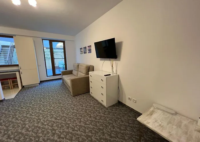 Coroni Studio Cu Jacuzzi Pe Terasa Brașov